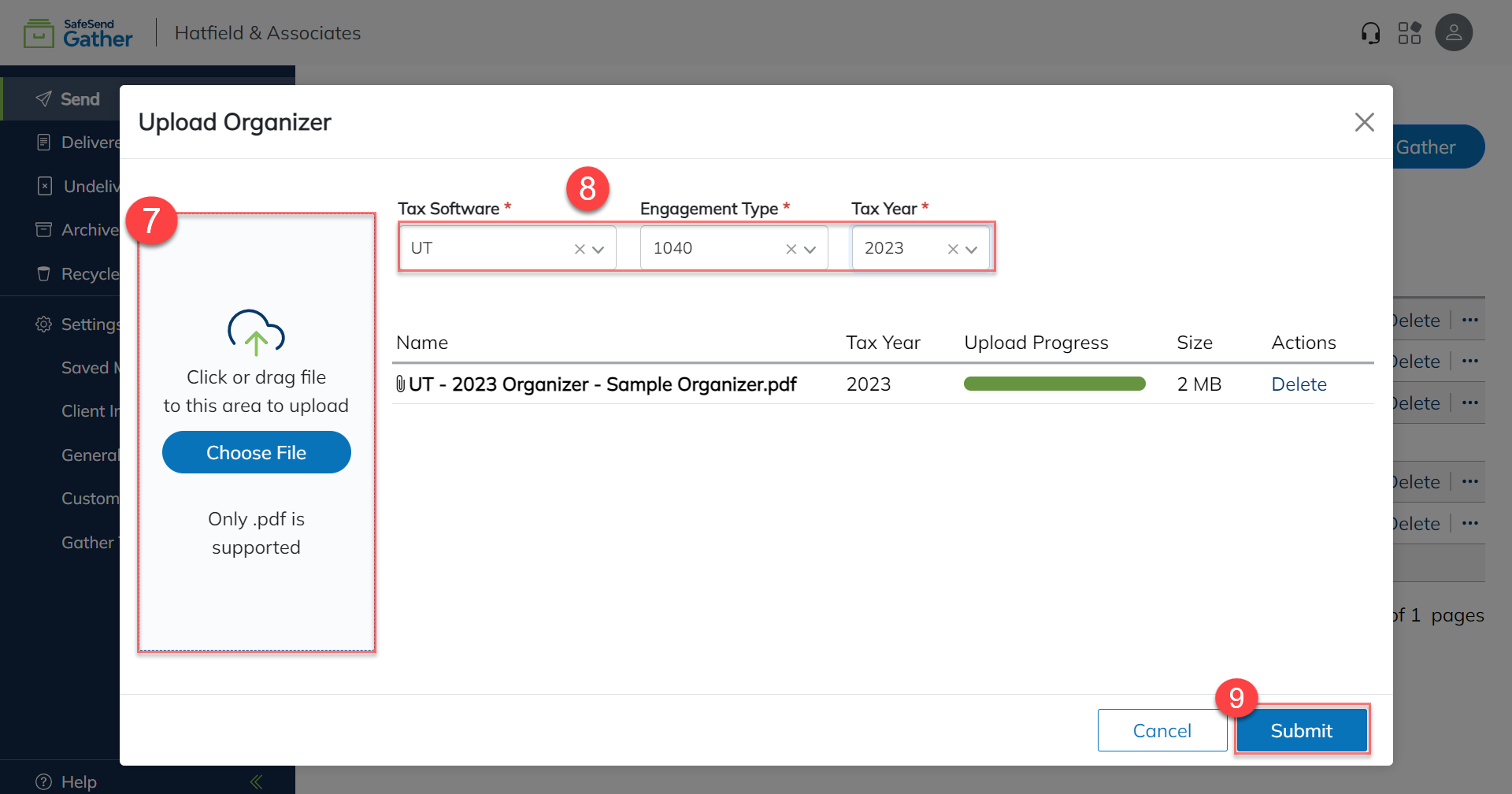 Upload single org- step 7-9.png